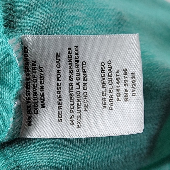 Leg3nd Active Short Sleeve Teal T-shirt Made in Egypt Size XL - Picture 9 of 10